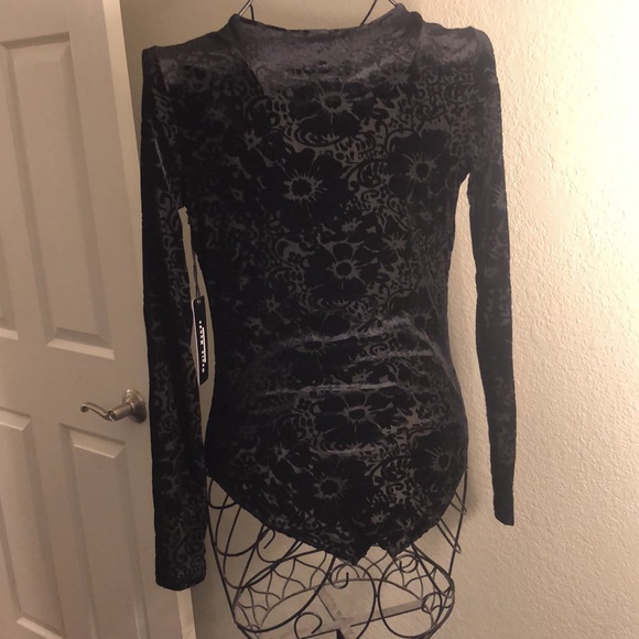 Haute Monde burnt out bodysuit - Picture 5 of 7